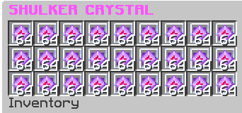SHULKER FULL CRISTAL DO END