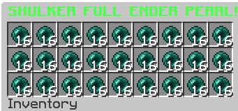 SHULKER FULL ENDER PEARL!